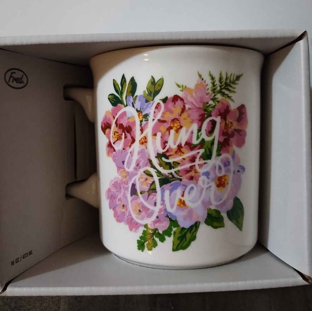 NWOT Hung over mug